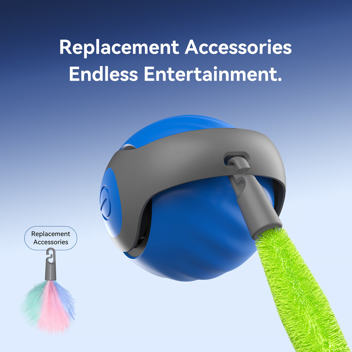 USB-C Smart Cat Ball – Automatic Teaser Toy for Cats